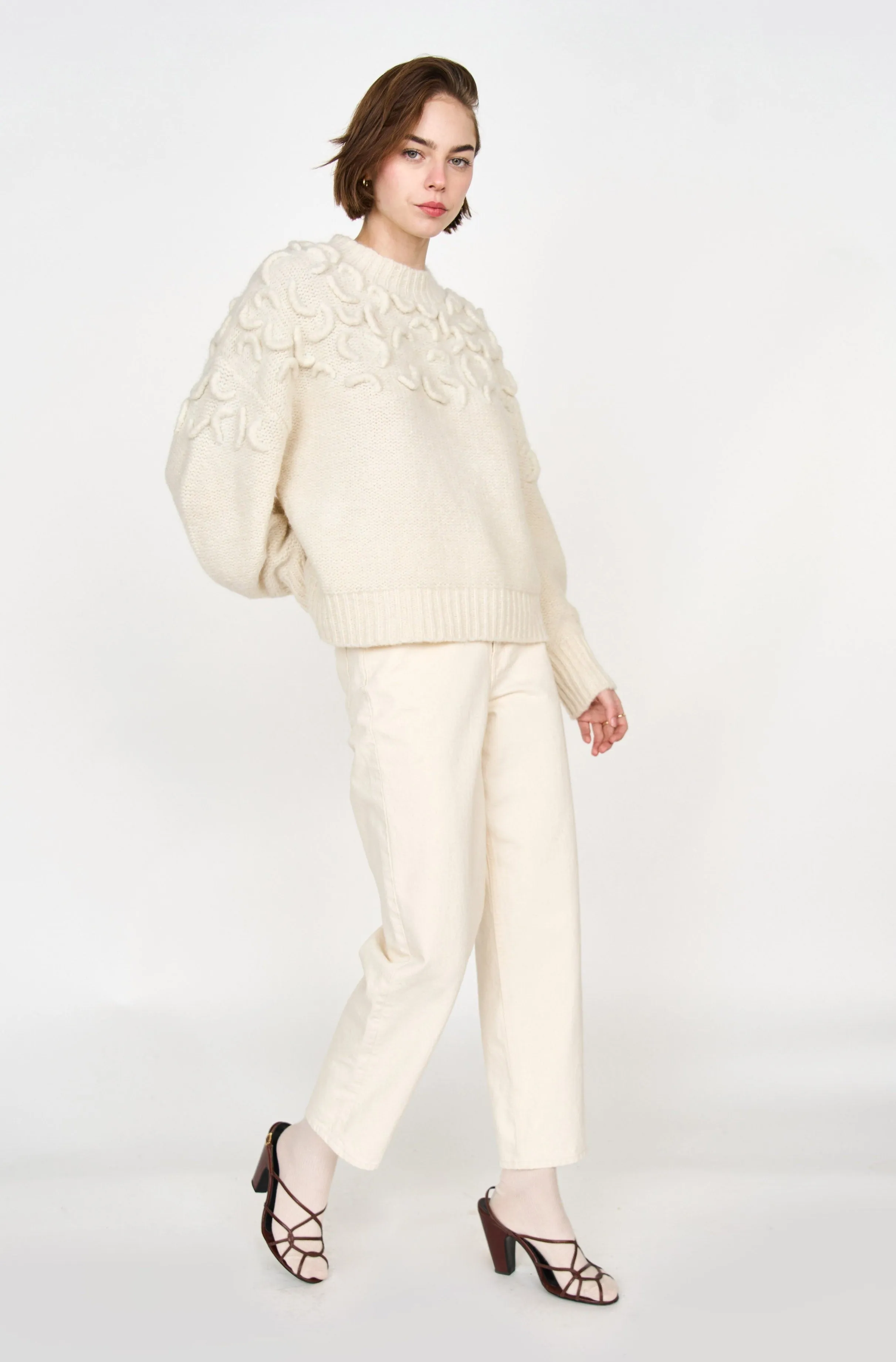 Cusco Pullover in Ivory