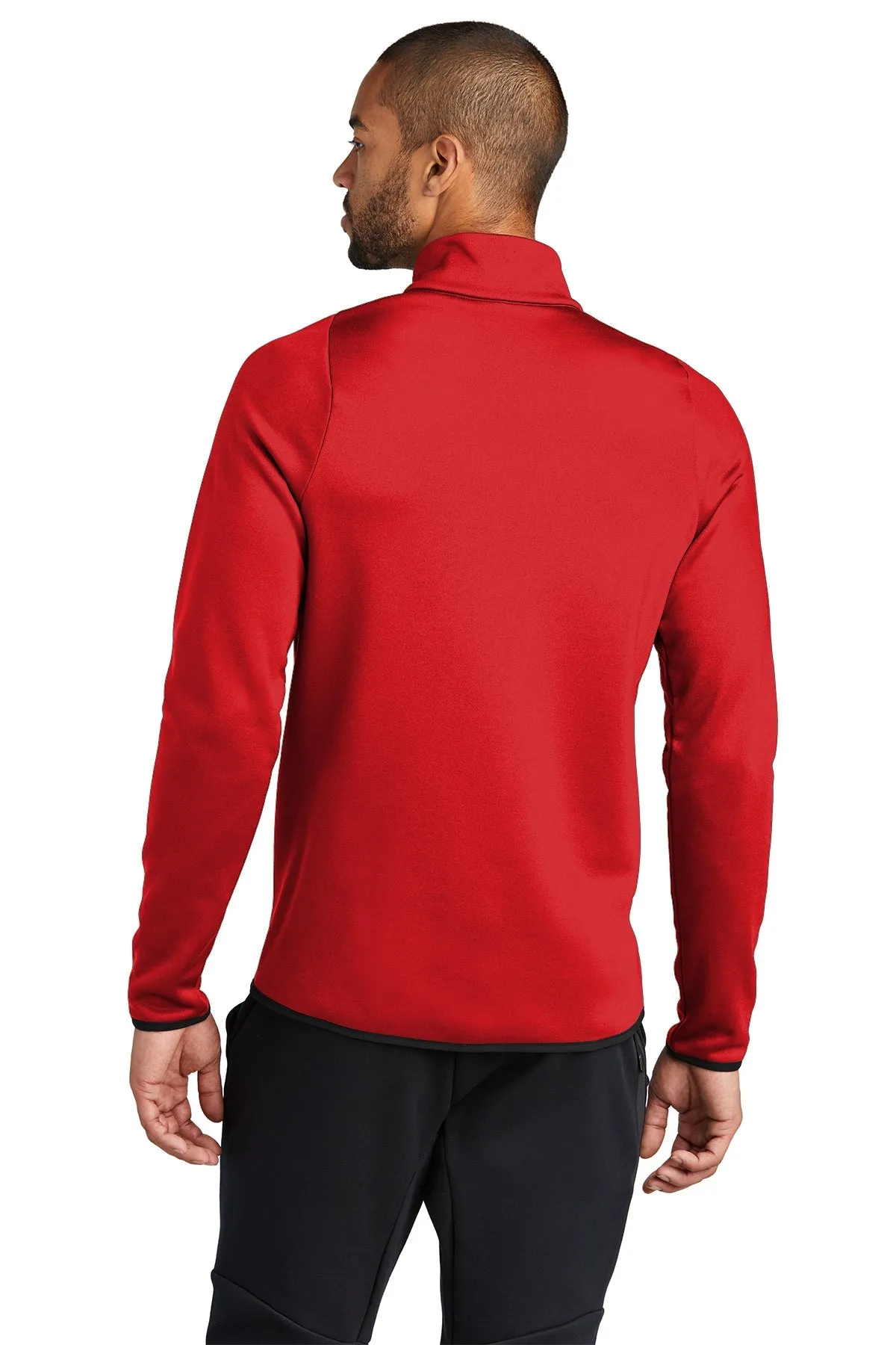 Custom Nike Therma-FIT Custom Quarter Zips, Team Scarlet