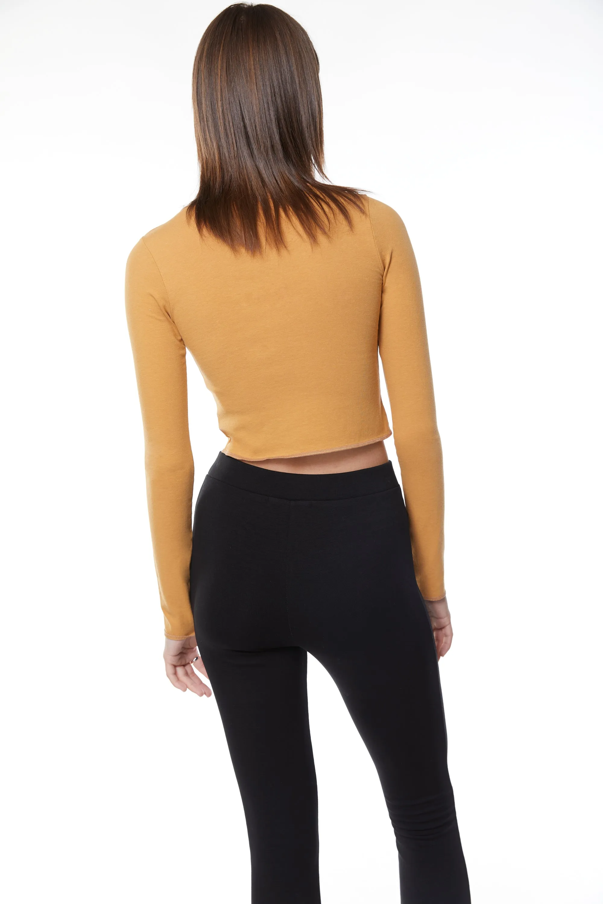 CUTOUT LONG SLEEVE TOP