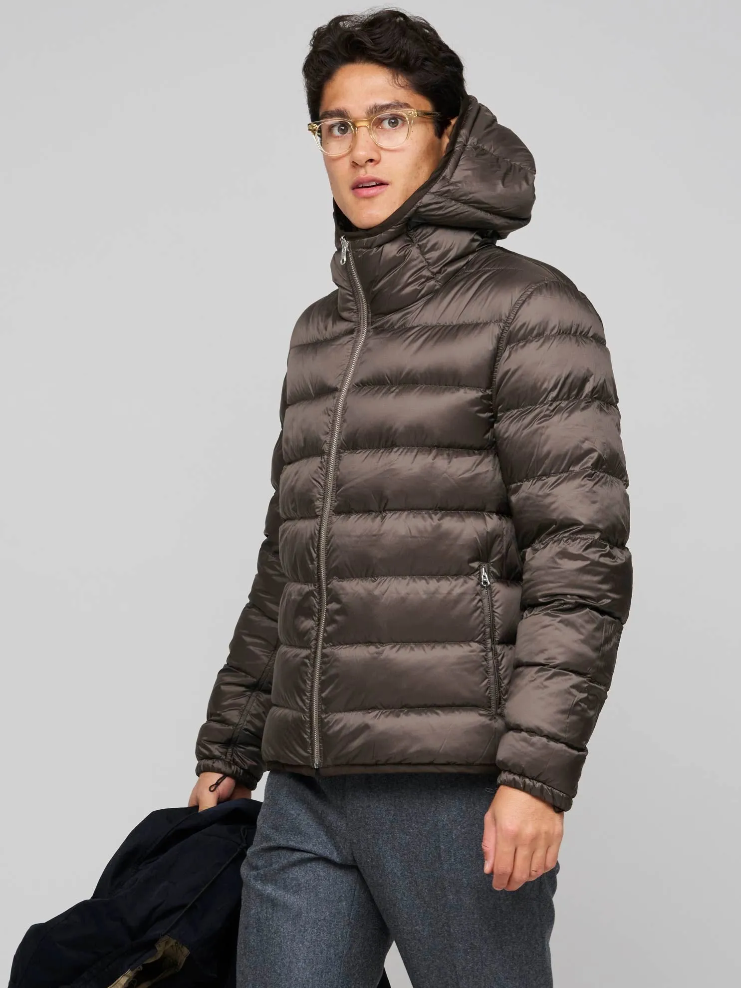 Cyclone Parka Navy (no visible logo), Brown Liner