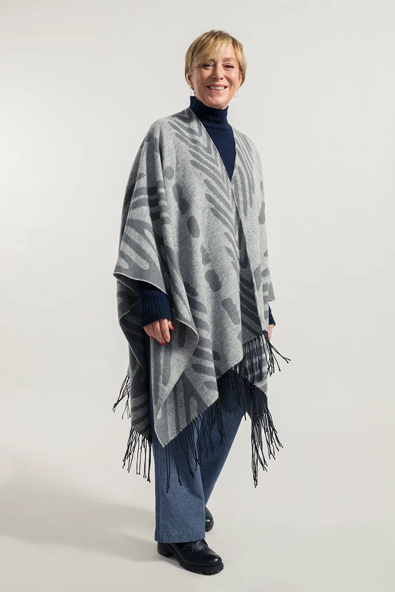 Dakota Poncho Recycled Cotton