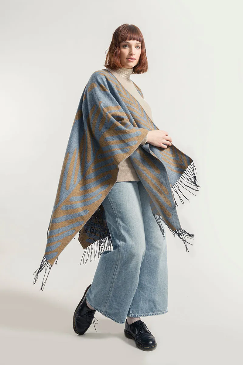 Dakota Poncho Recycled Cotton