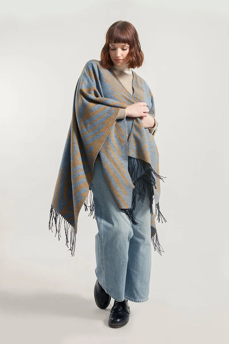 Dakota Poncho Recycled Cotton