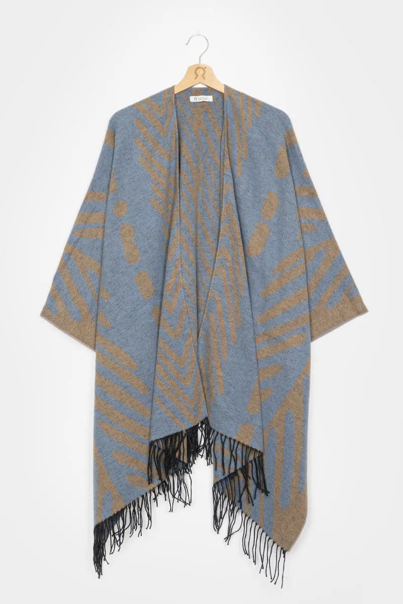 Dakota Poncho Recycled Cotton