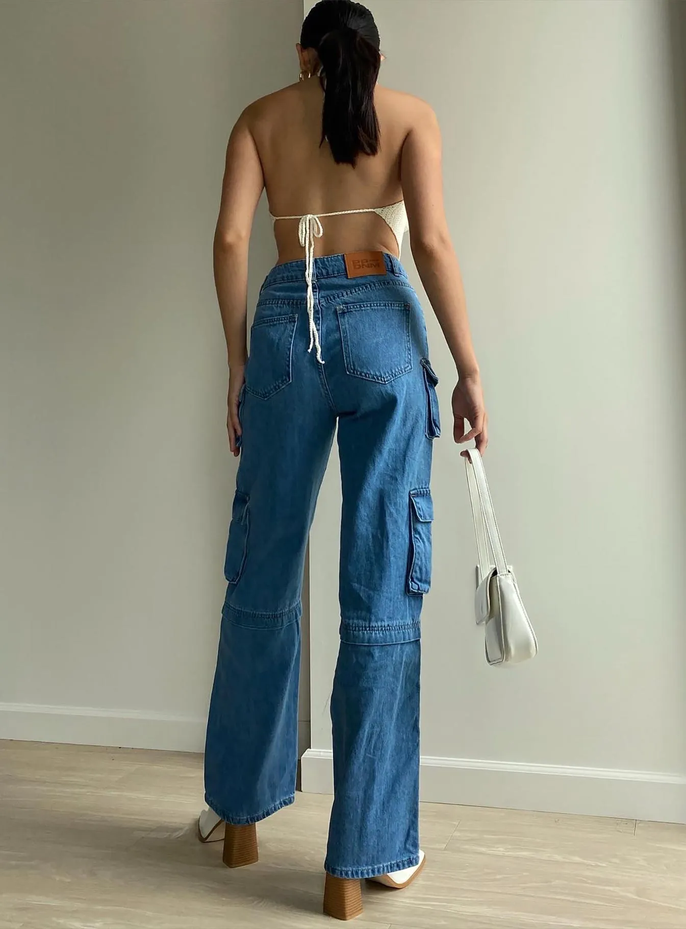 Darla Cargo Denim Jeans