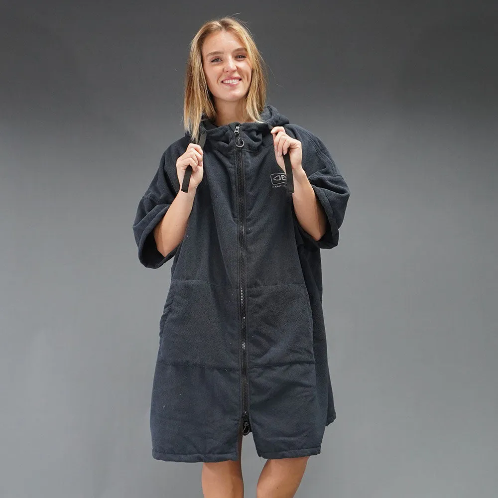 Dawnbreaker Hooded Poncho - Black