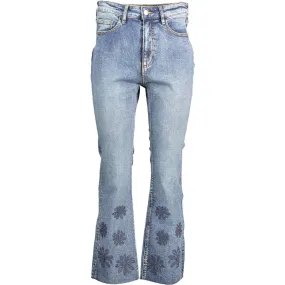 Desigual Blue Cotton Women Jeans