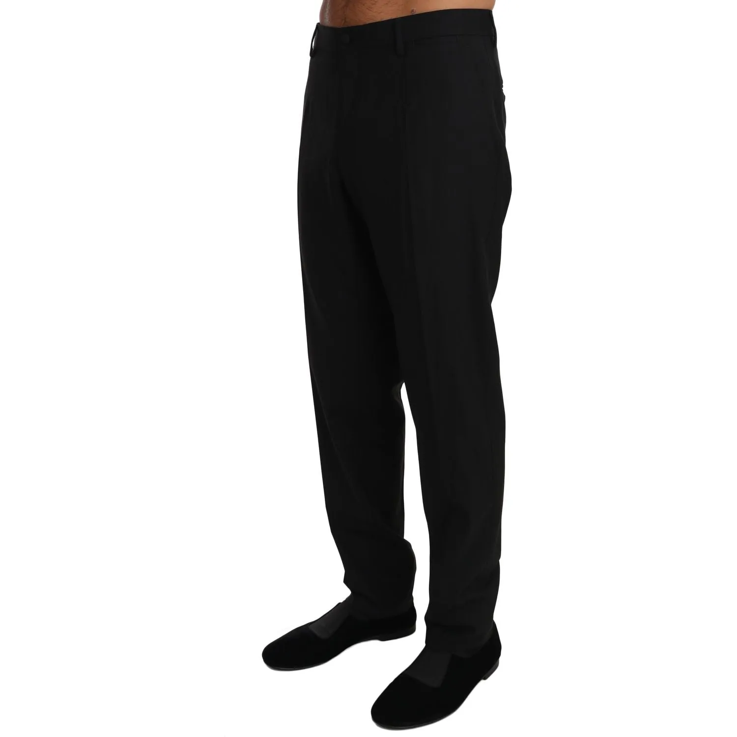 Dolce & Gabbana Elegant Formal Wool Blend Trousers