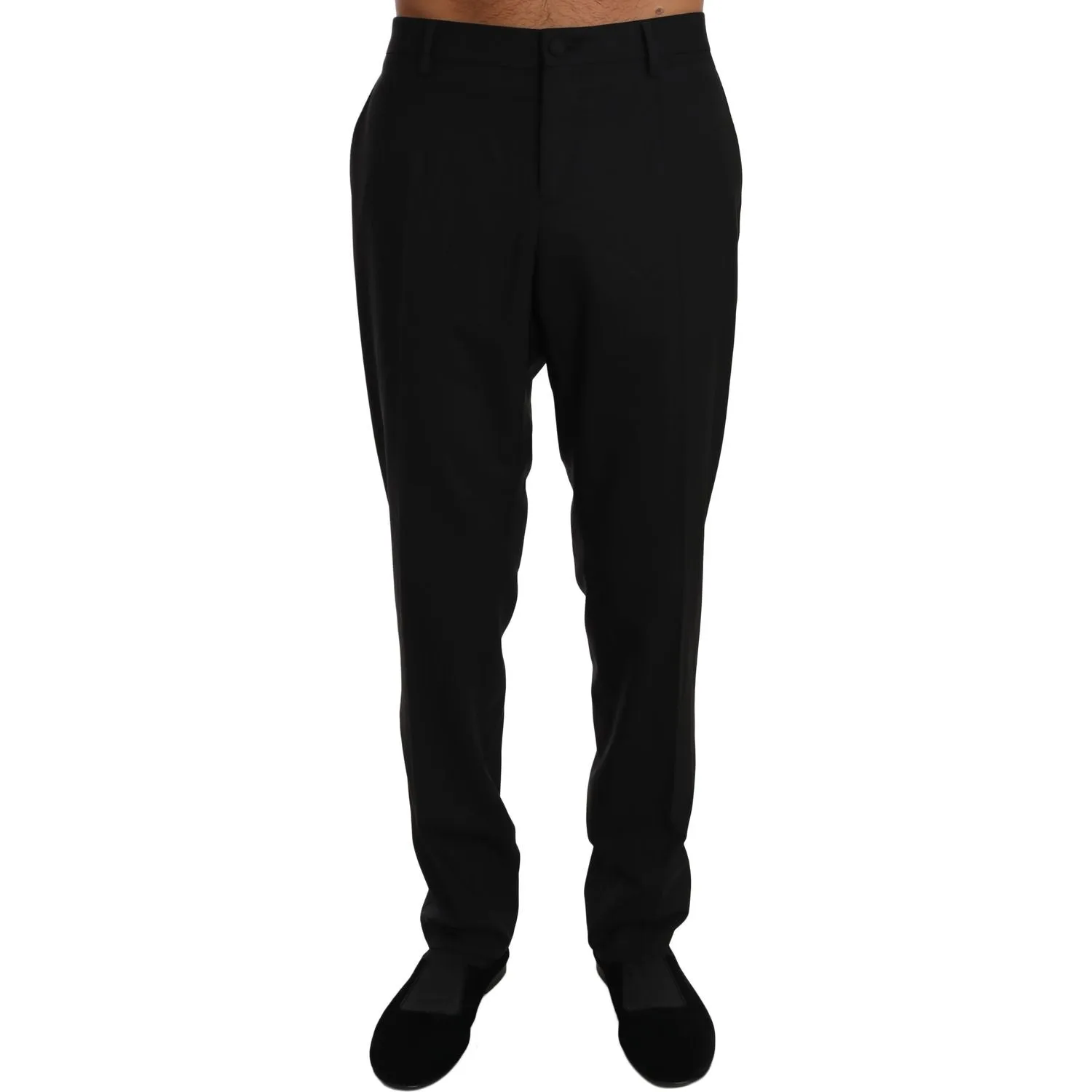 Dolce & Gabbana Elegant Formal Wool Blend Trousers