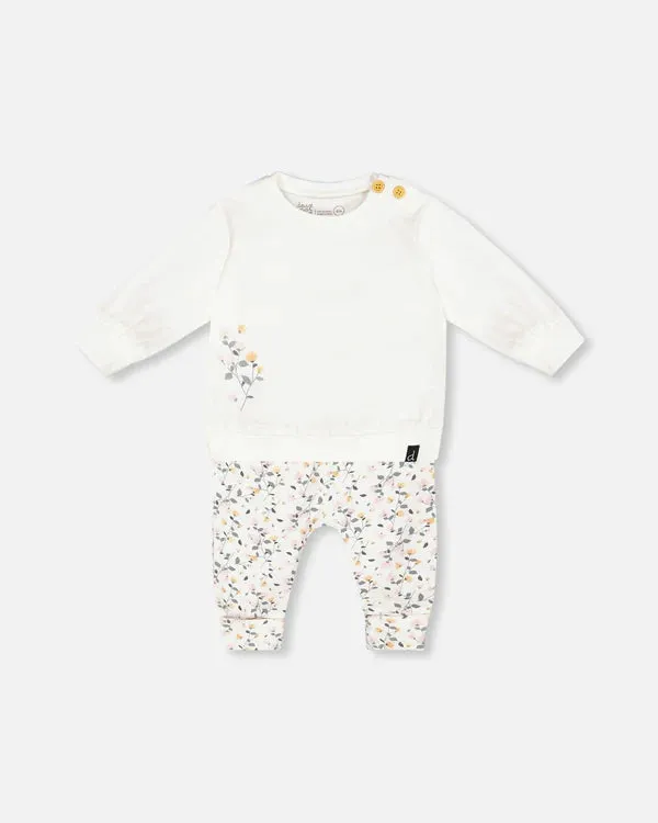 DPD Sweatshirt & Floral Pant Set