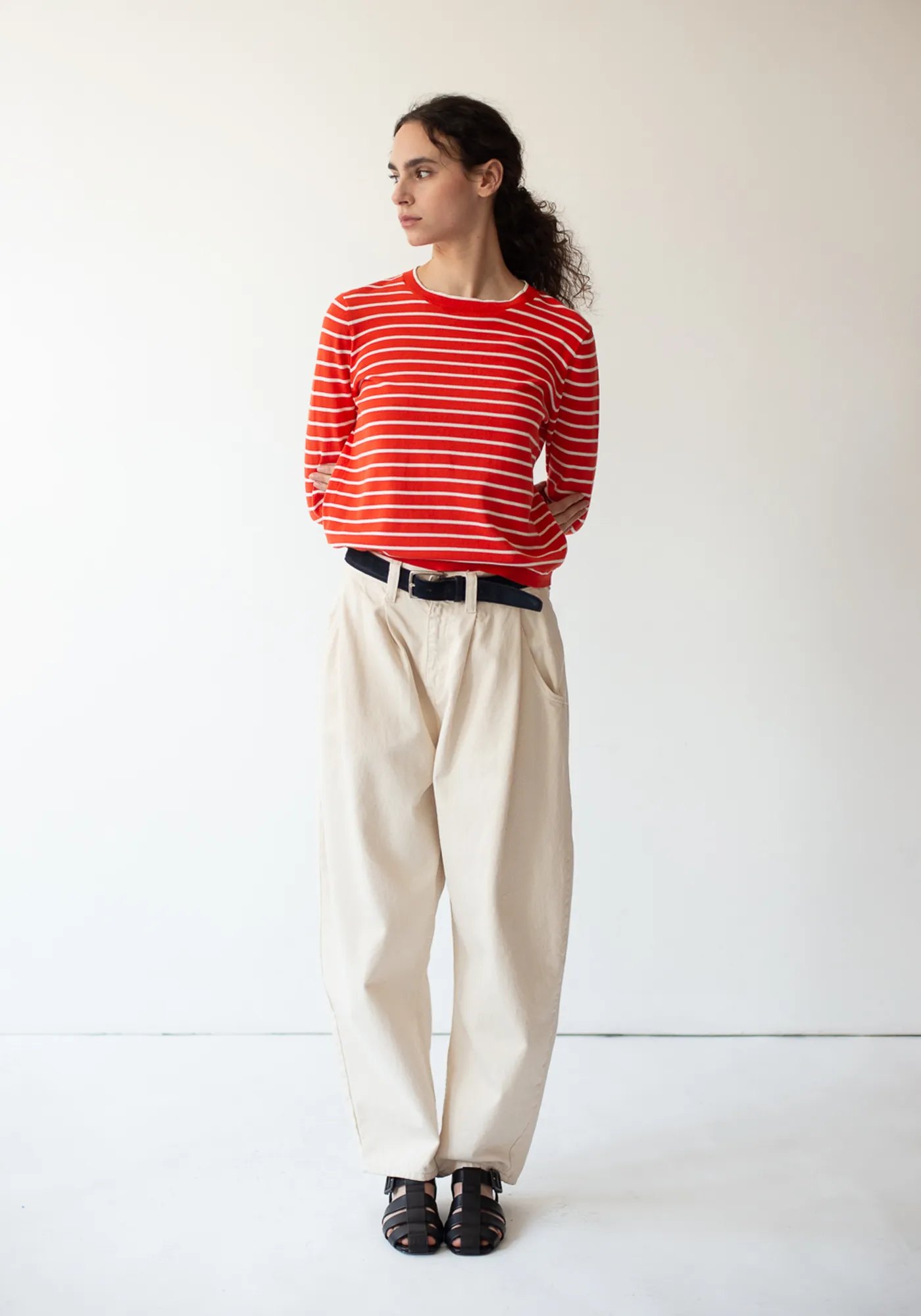 Dutton Stripe Cotton Top