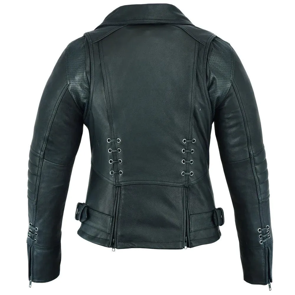 Dynamic Black Premium Biker Jacket – Soft Naked Goat Leather