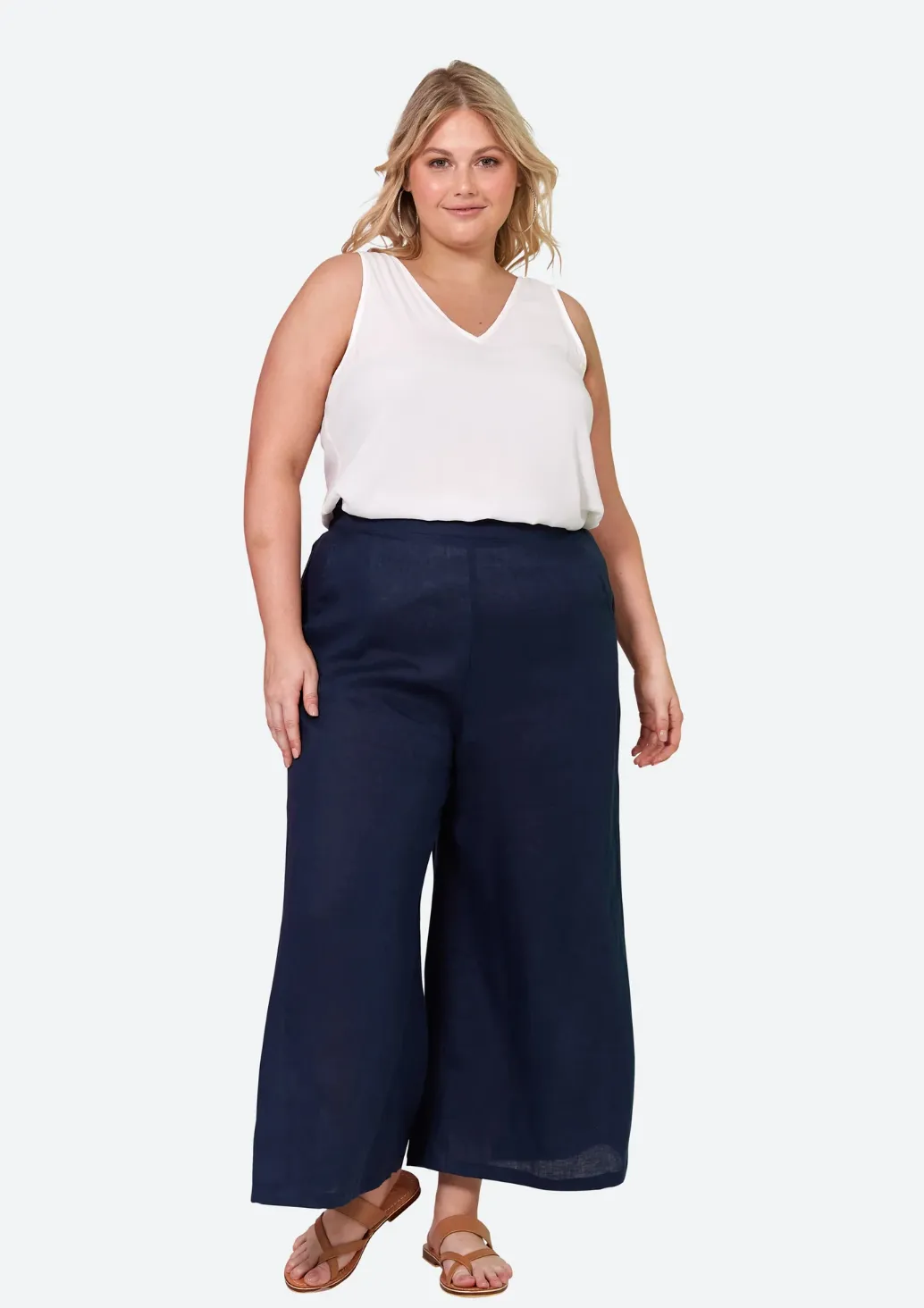 eb&ive - La Vie Crop Pant - Sapphire