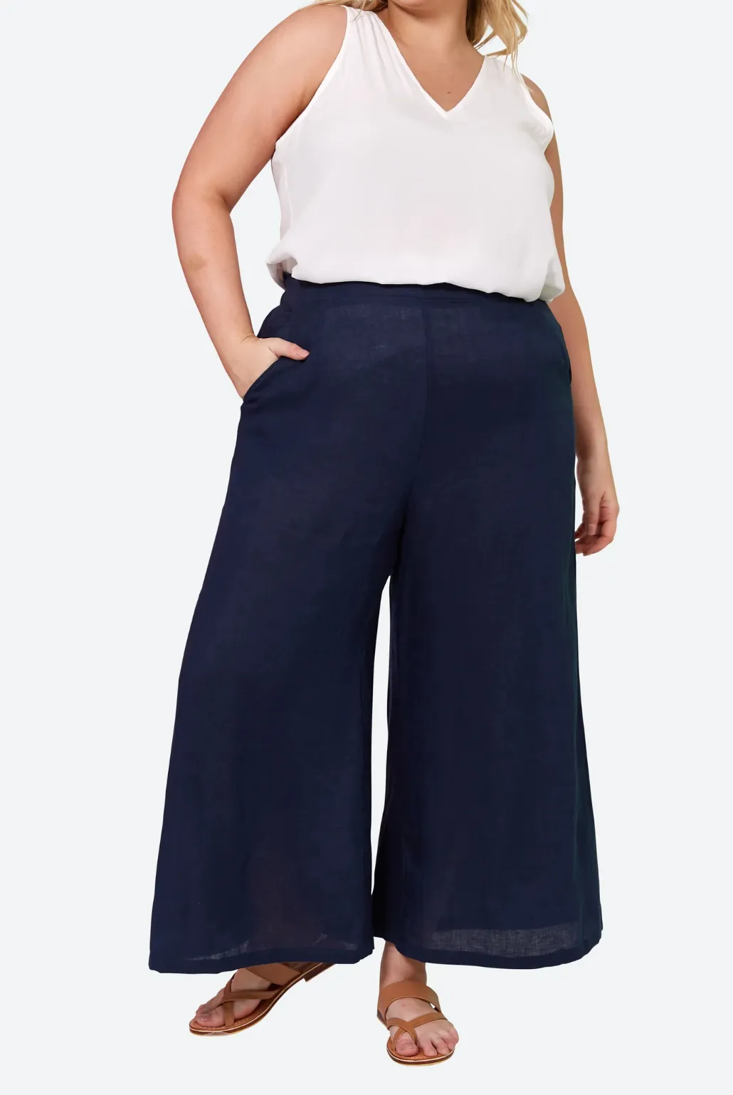 eb&ive - La Vie Crop Pant - Sapphire