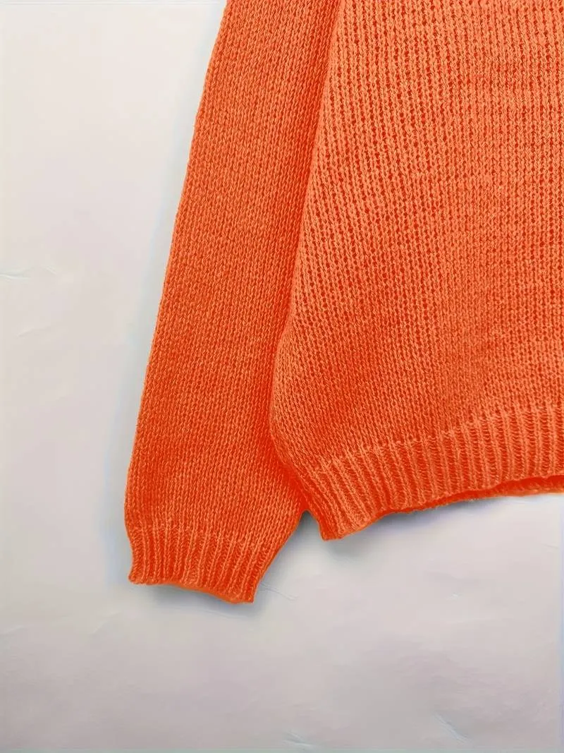 Elowyn - Drop Shoulder Knit Sweater