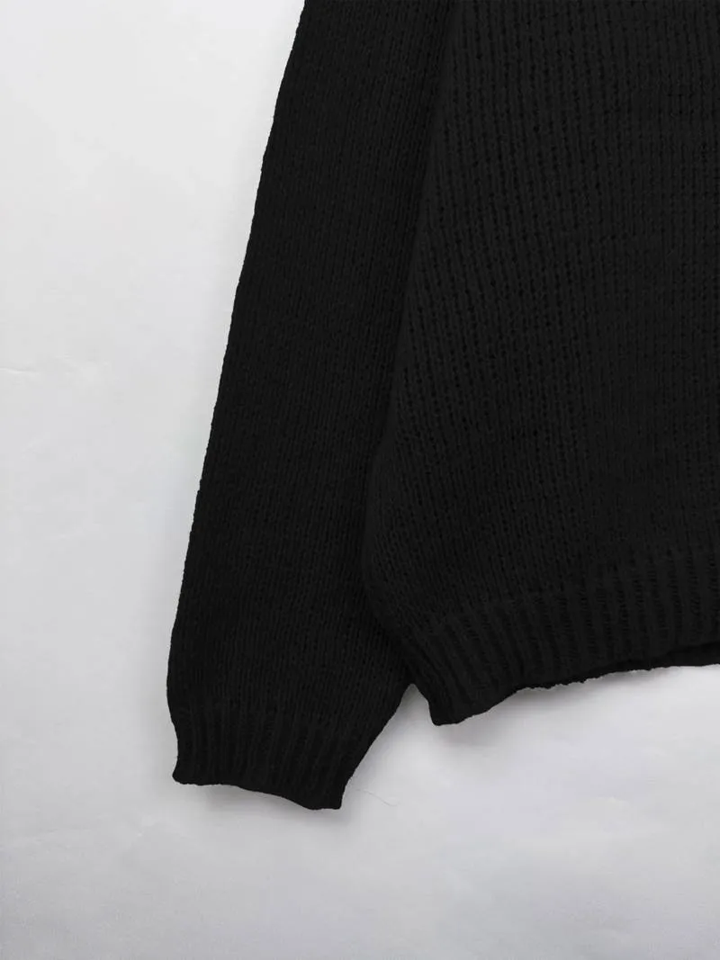 Elowyn - Drop Shoulder Knit Sweater