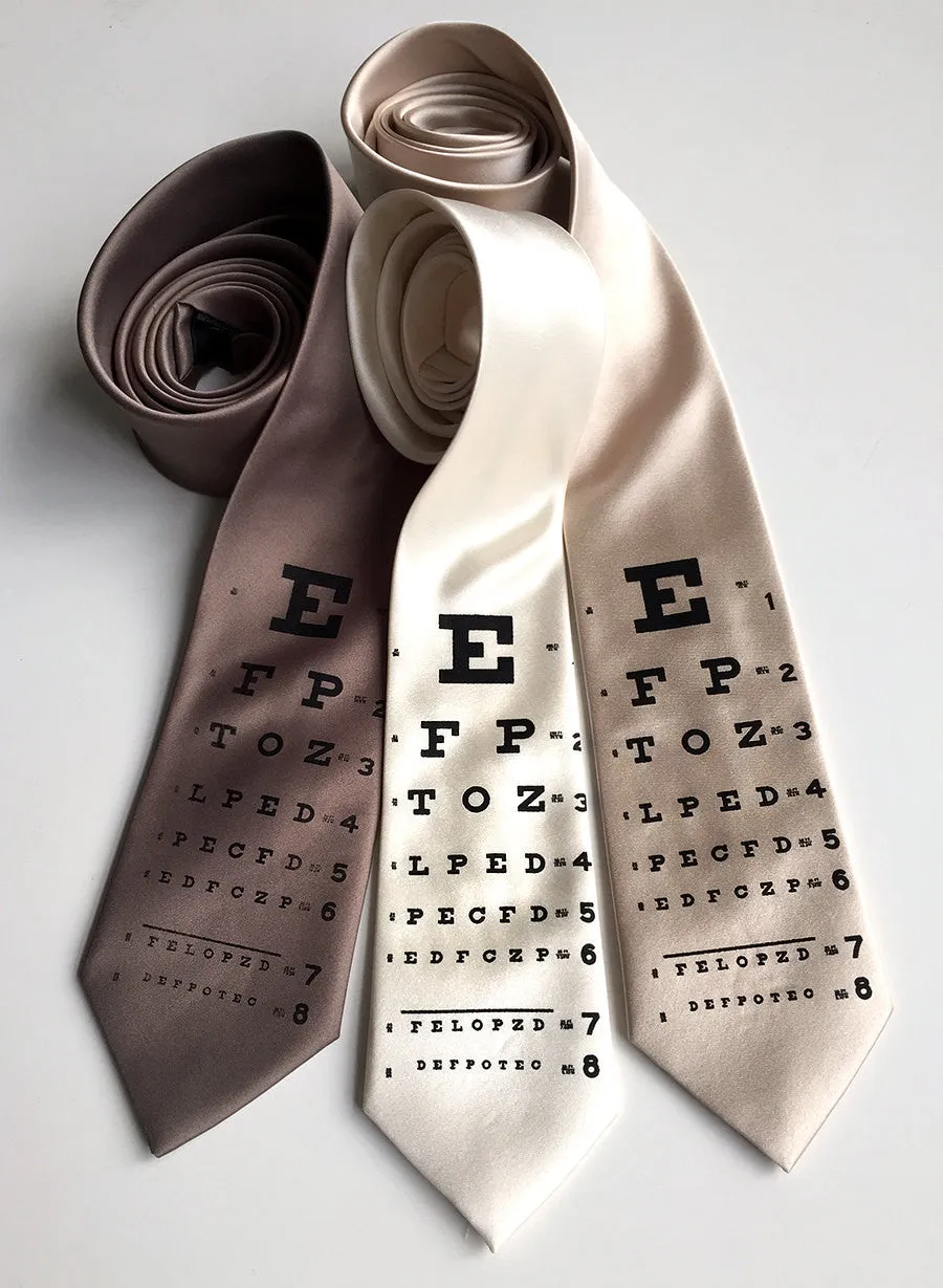 Eye Chart Necktie