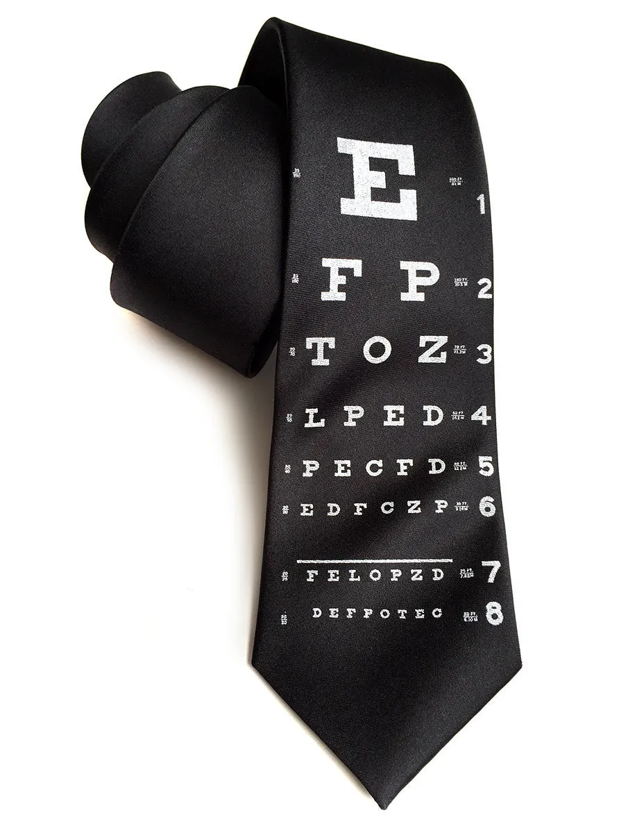 Eye Chart Necktie