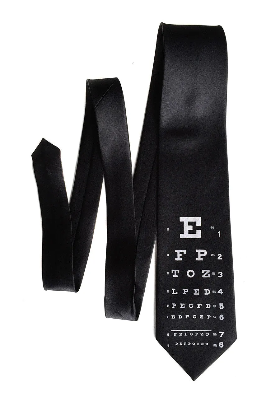 Eye Chart Necktie