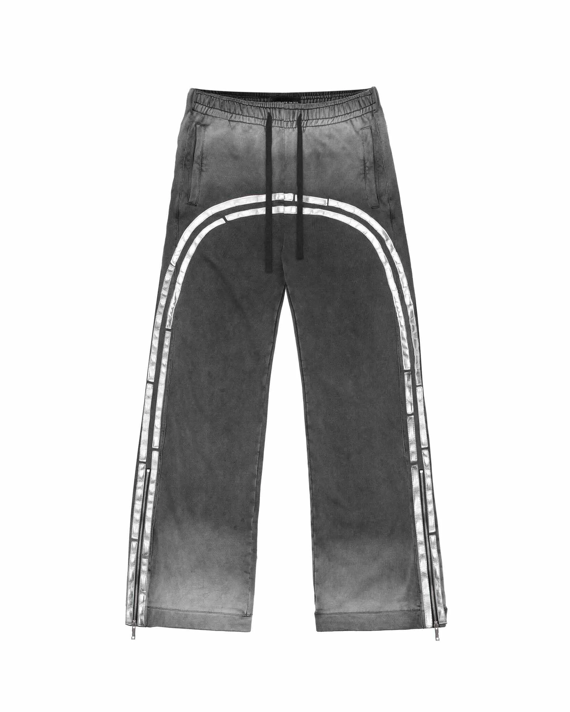 Faded Silver Track Sweatpants