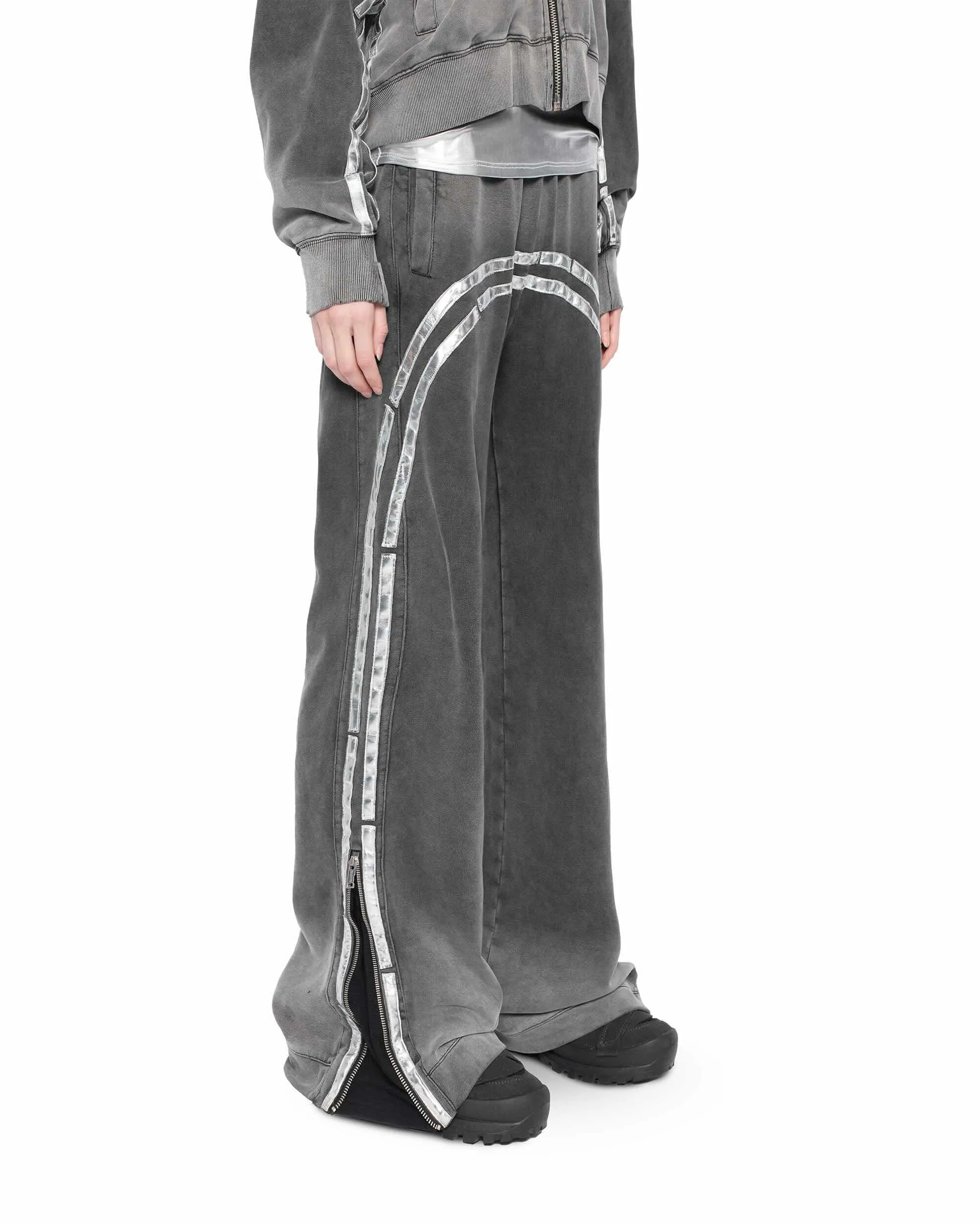 Faded Silver Track Sweatpants