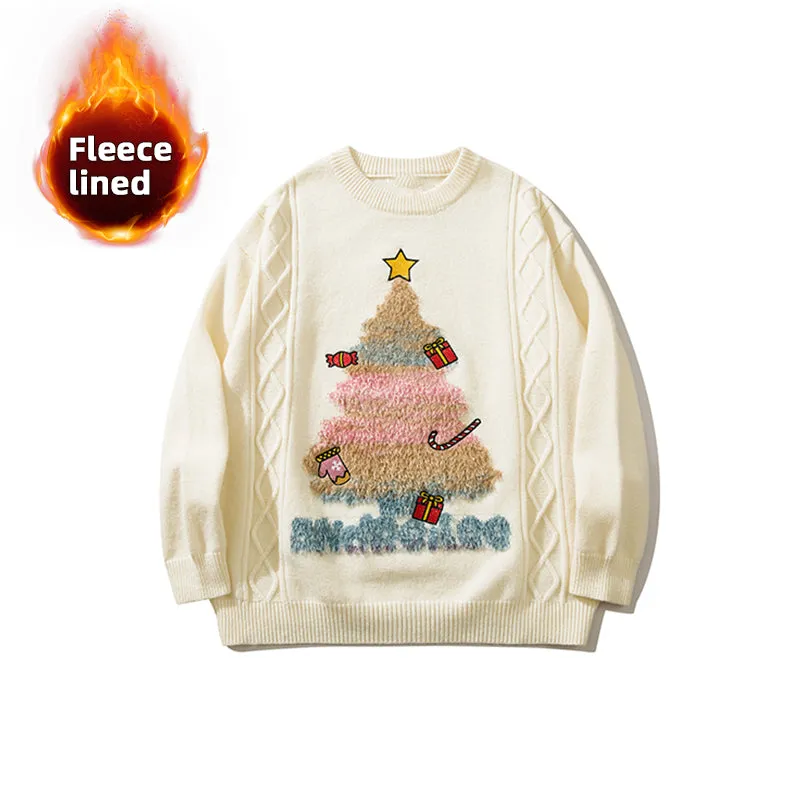 Faire Echo Large Christmas tree casual sweater