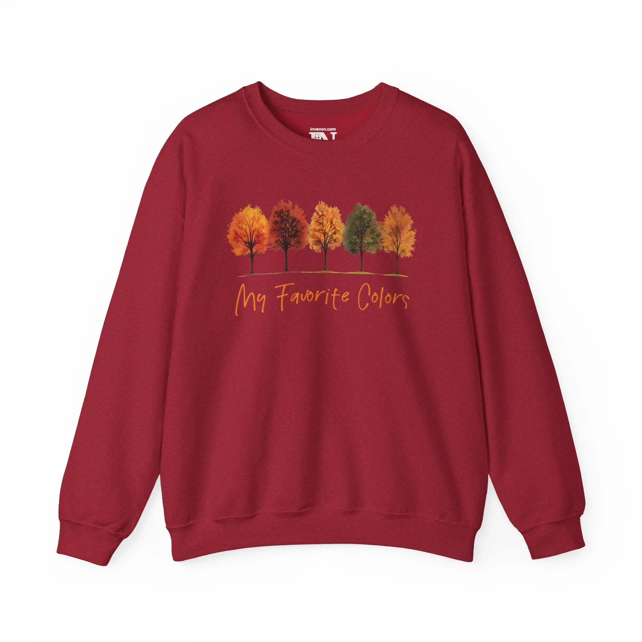 Fall Tree Sweatshirt, Autumn Tree Sweater, Thanksgiving Shirt, Fall Autumn Sweatshirt, Tree Line Sweatshirt, Autumn Color Sweatshirt