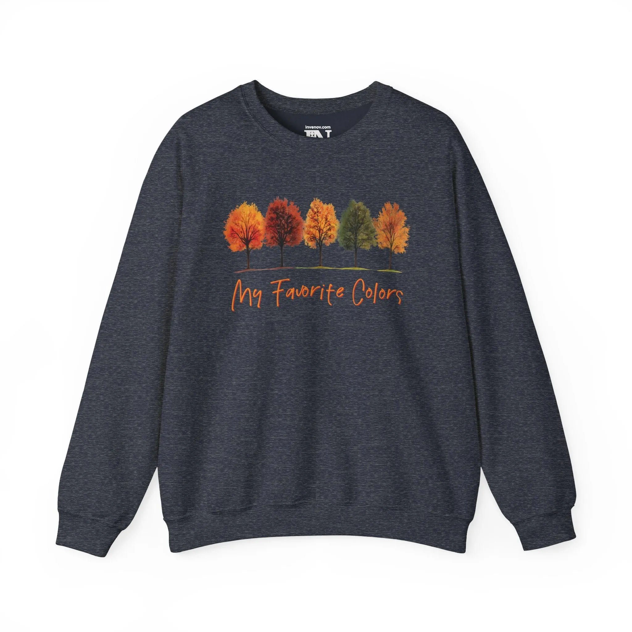 Fall Tree Sweatshirt, Autumn Tree Sweater, Thanksgiving Shirt, Fall Autumn Sweatshirt, Tree Line Sweatshirt, Autumn Color Sweatshirt