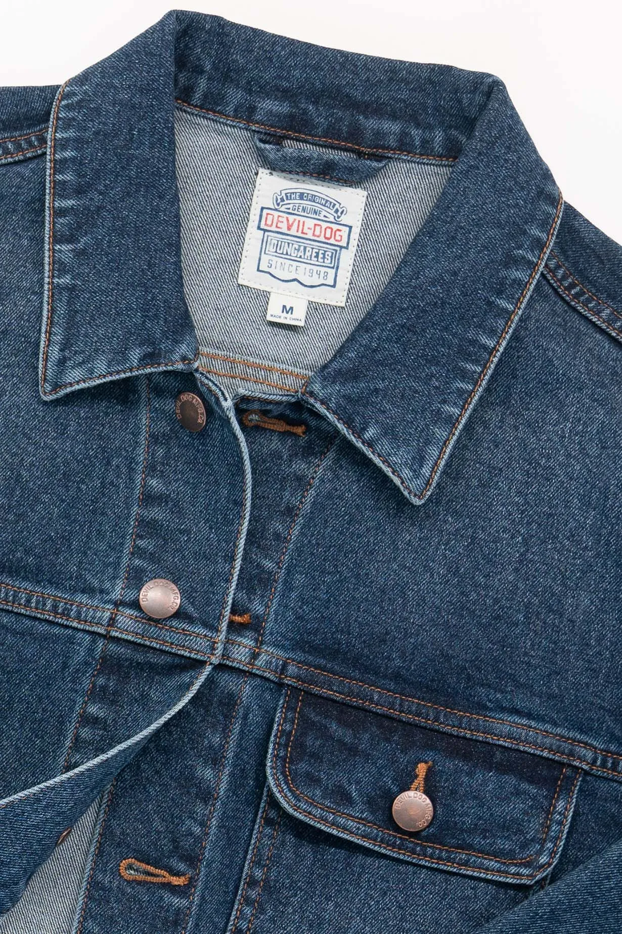 Fashion Denim Trucker Jacket - Thunderhead