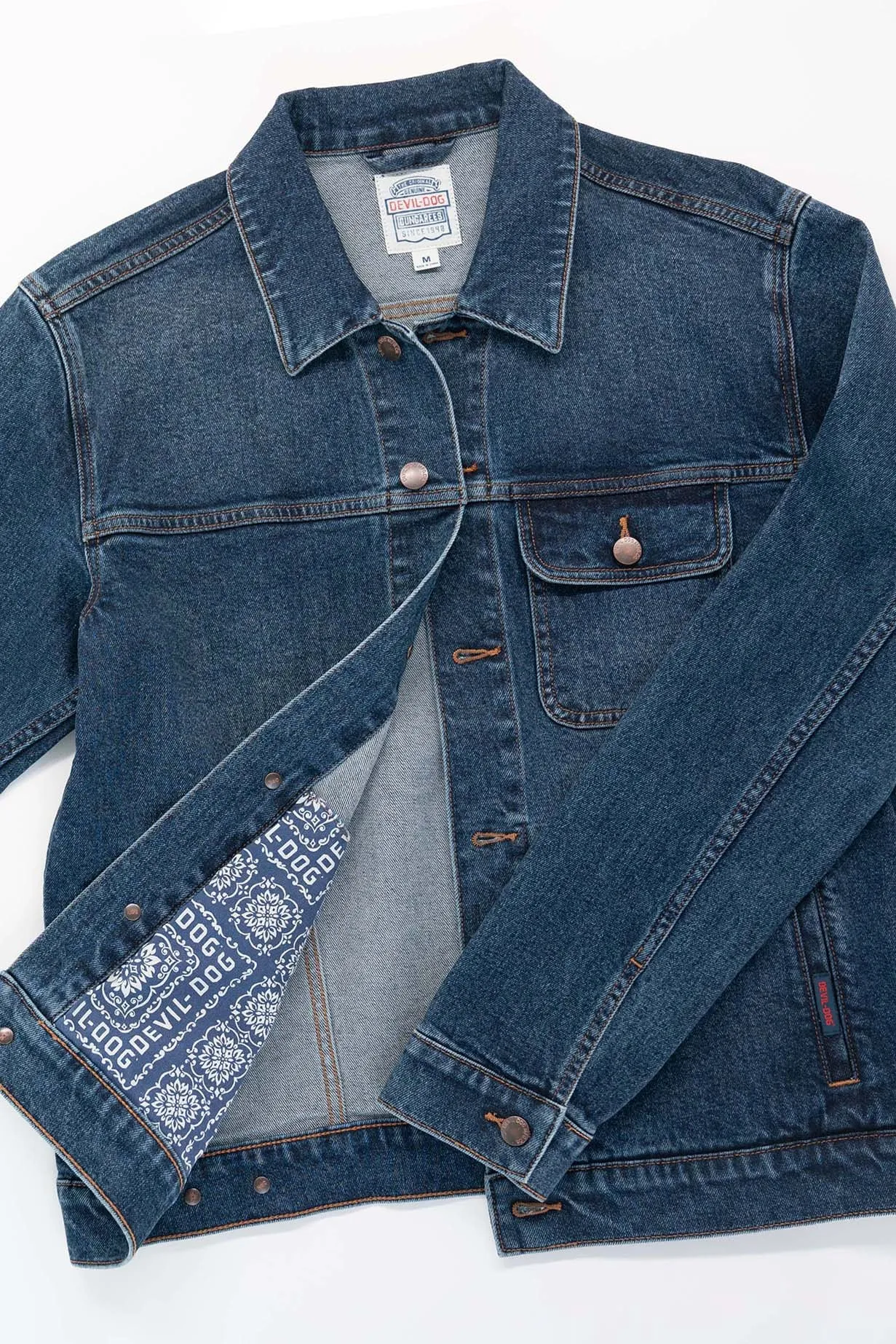 Fashion Denim Trucker Jacket - Thunderhead