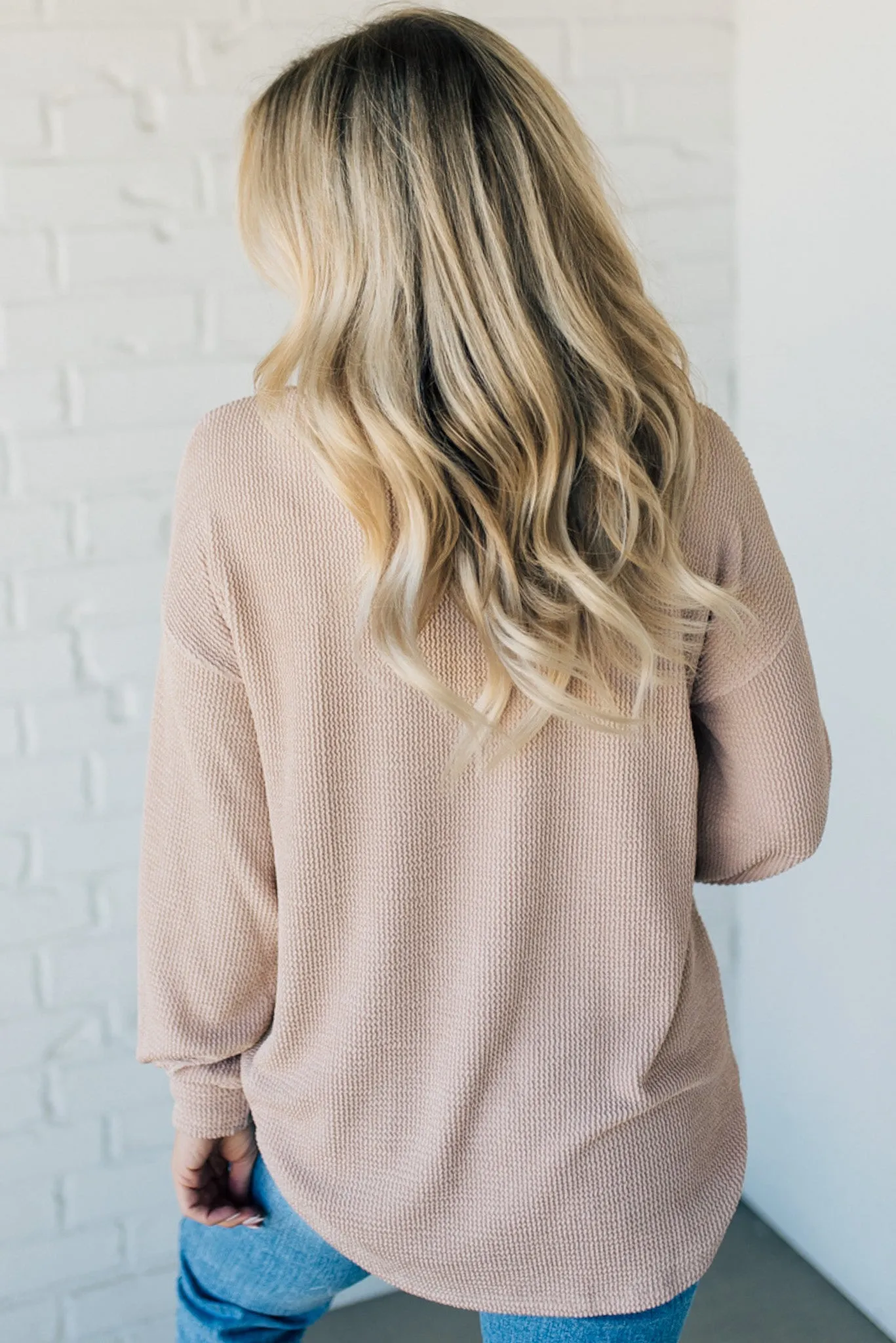 Faye Cord Ribbed Pullover