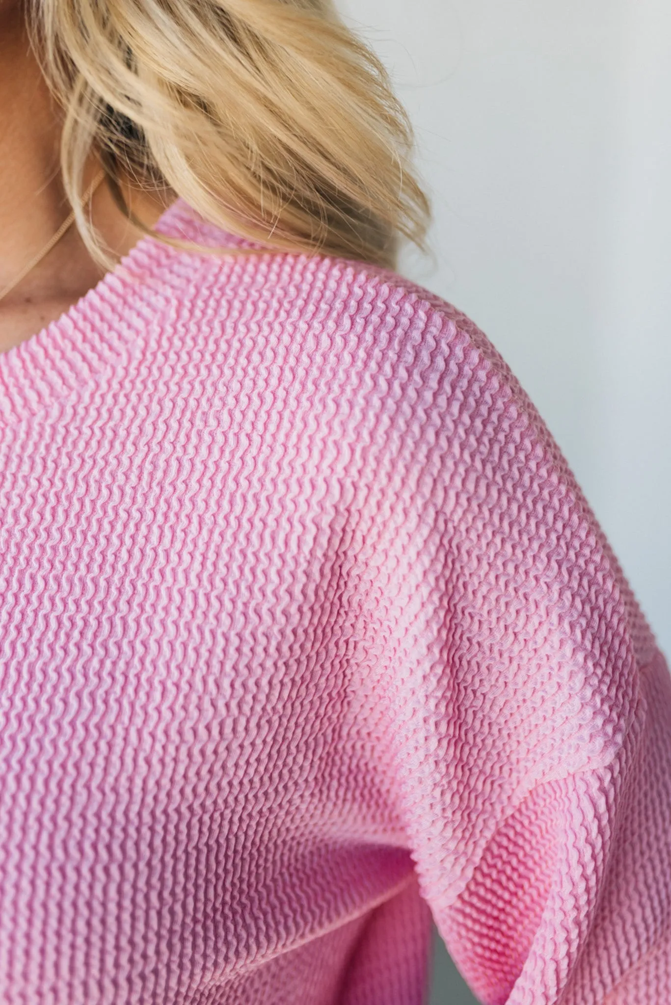 Faye Cord Ribbed Pullover