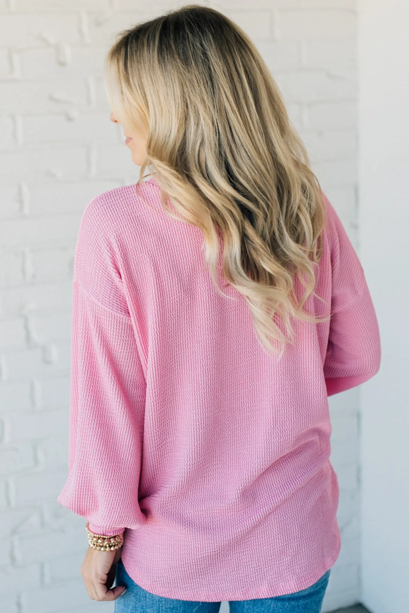 Faye Cord Ribbed Pullover