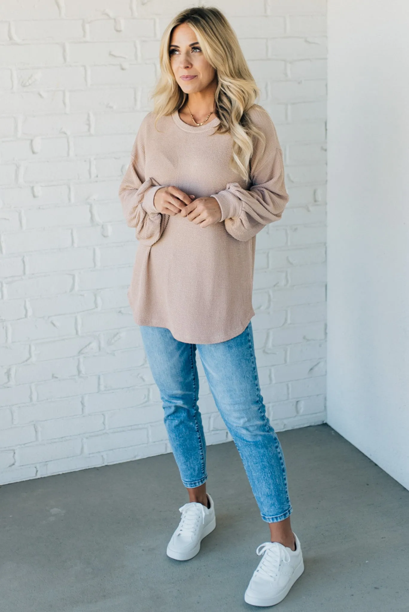 Faye Cord Ribbed Pullover