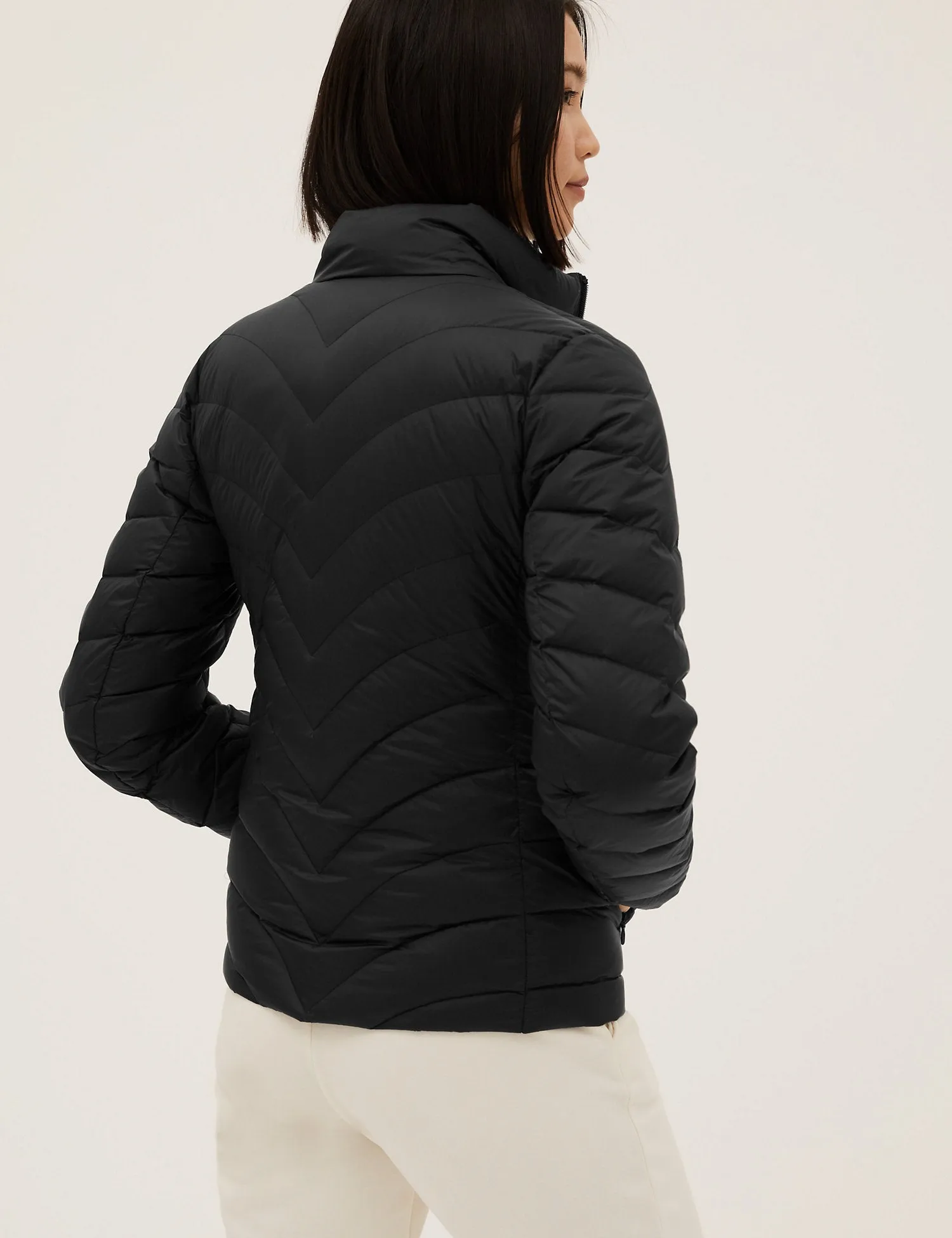 Feather & Down Packaway Puffer Jacket