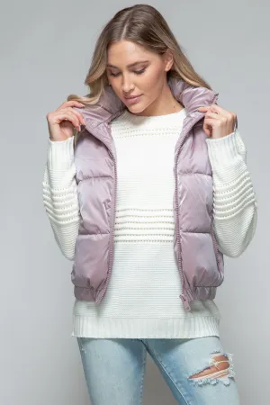 Fine Fur Lining Quilted Vest