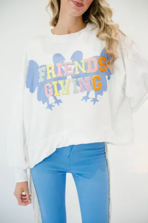 FRIENDSGIVING WHITE PULLOVER