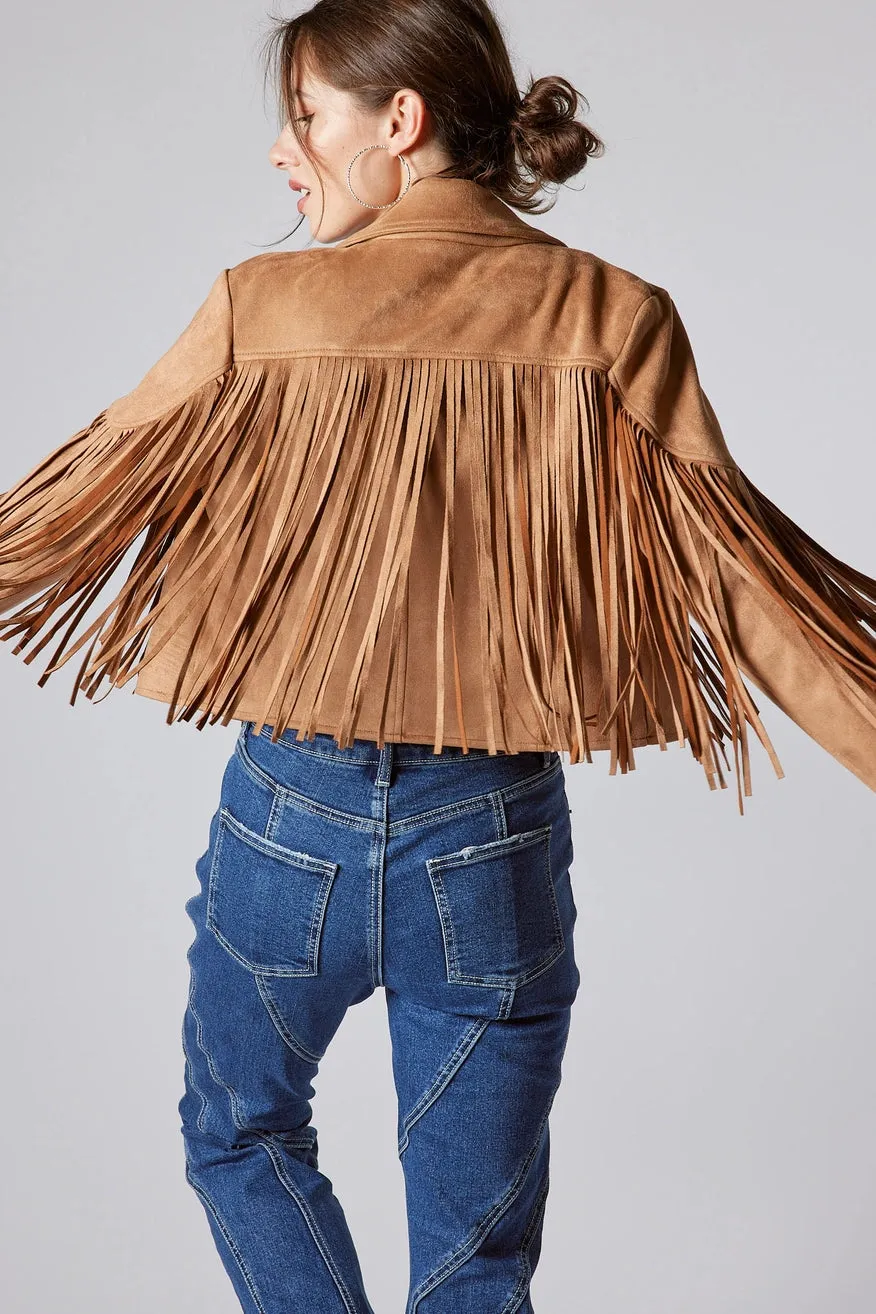 Fringe Suede Jacket