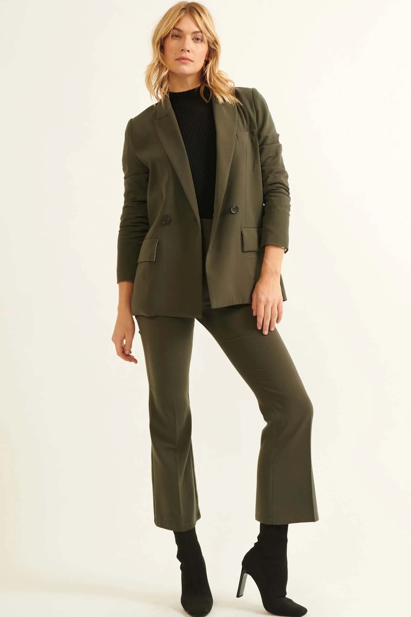 Going Forward Solid Flare Pants