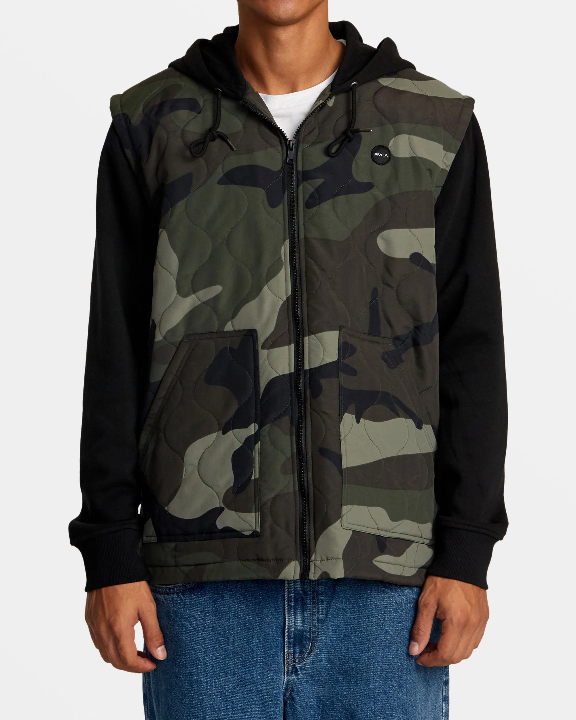 Grant Hooded Puffer Jacket - Camo