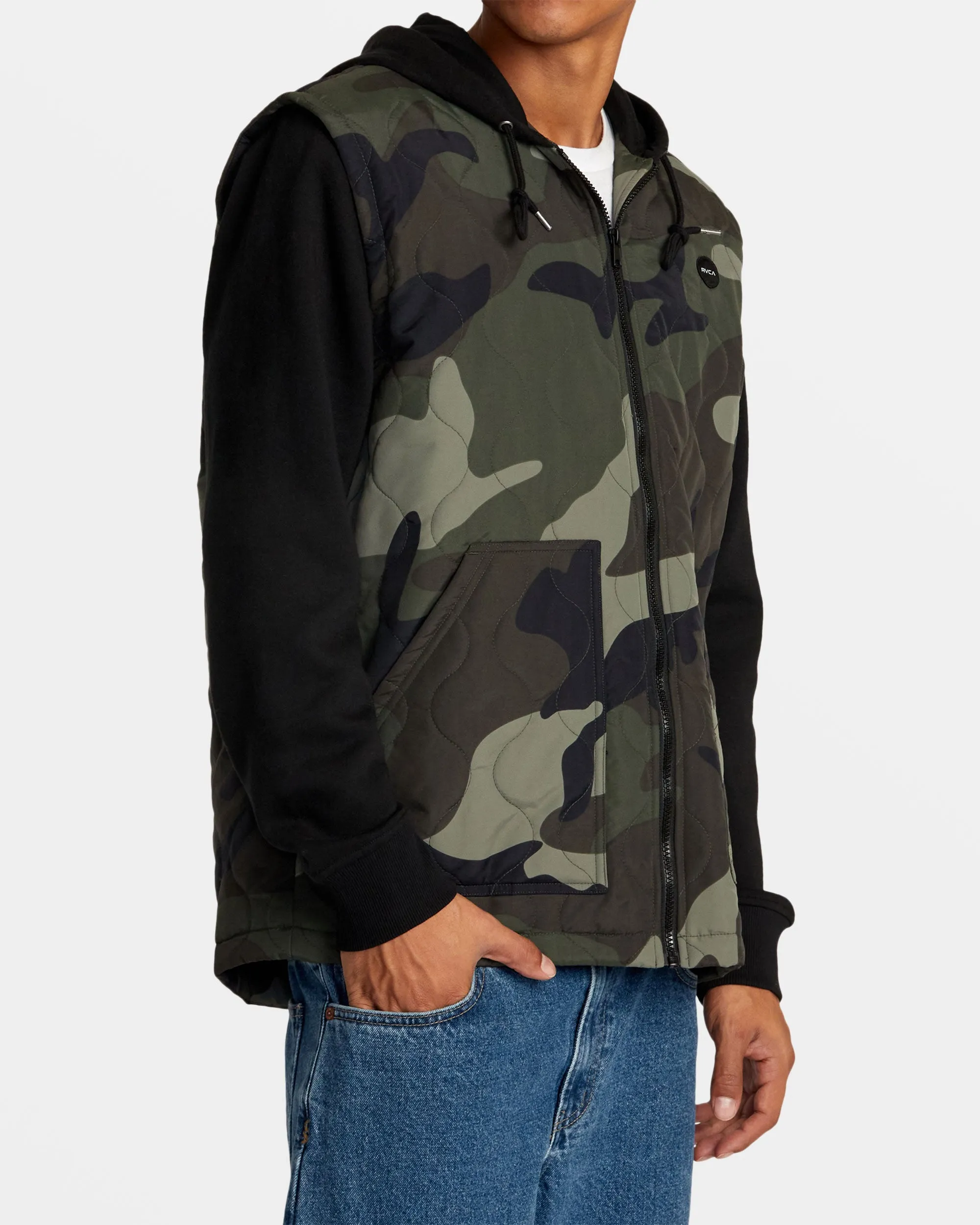 Grant Hooded Puffer Jacket - Camo