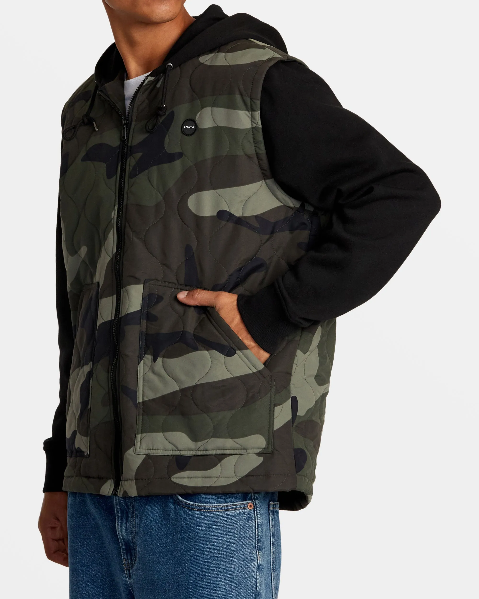 Grant Hooded Puffer Jacket - Camo