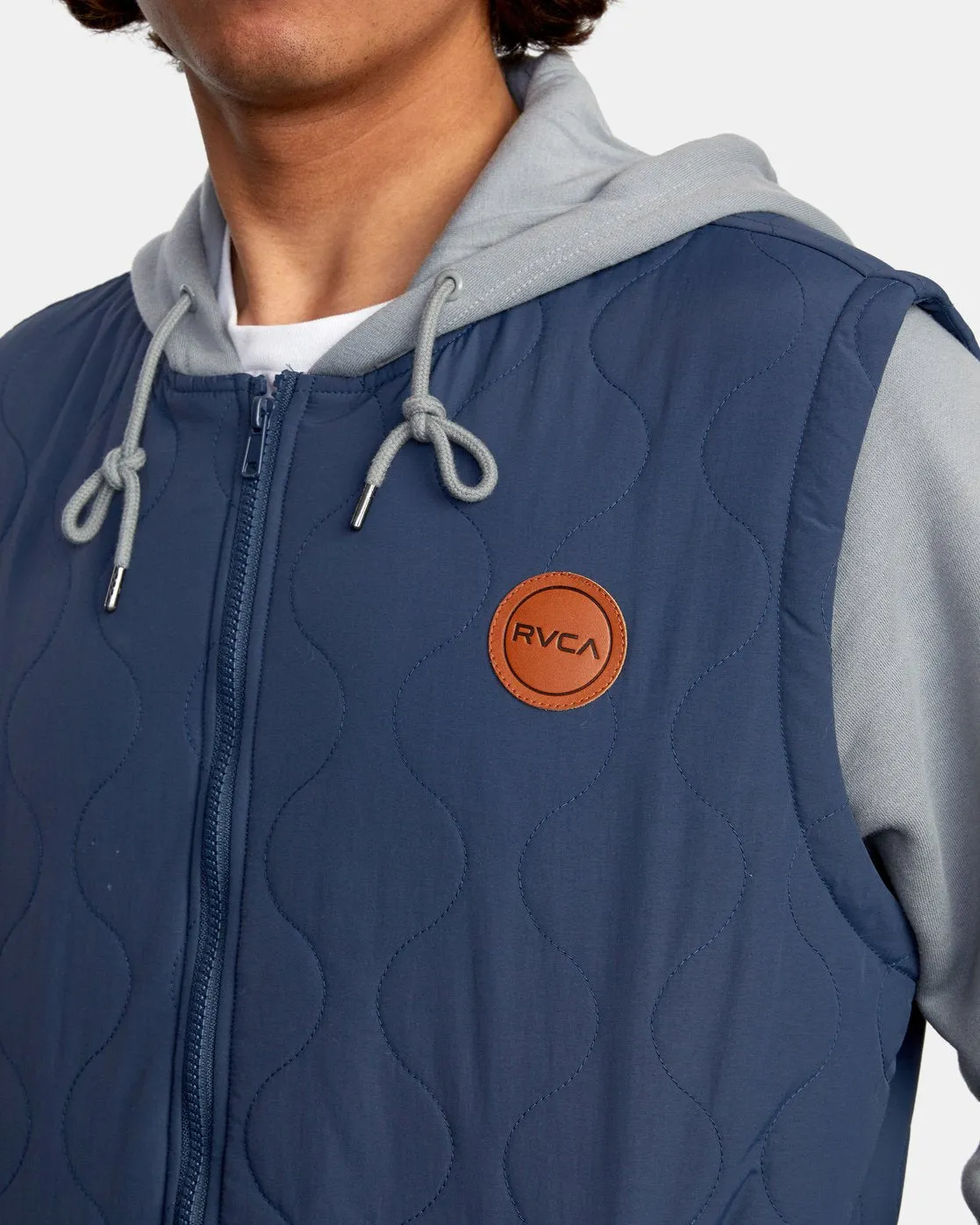 Grant Hooded Puffer Jacket - Moody Blue