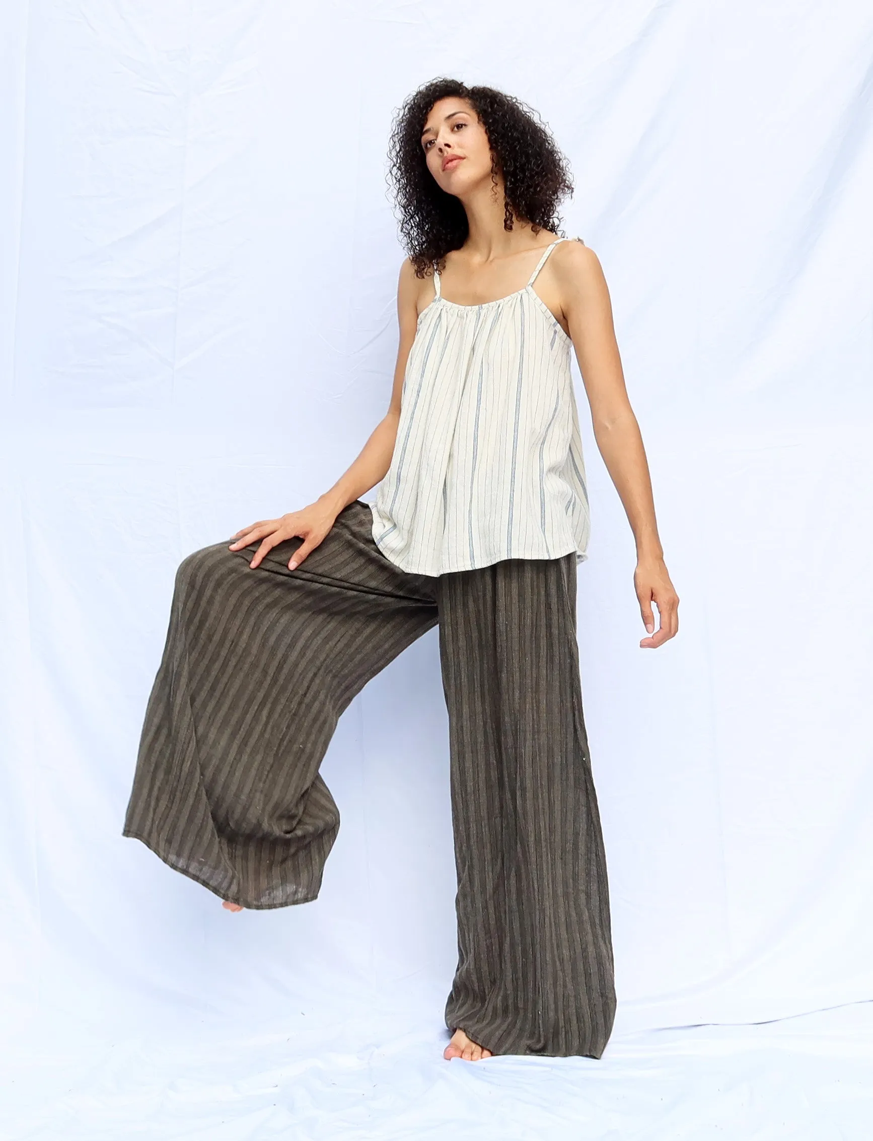 Handwoven - Everyday Low Rise Palazzo Pant