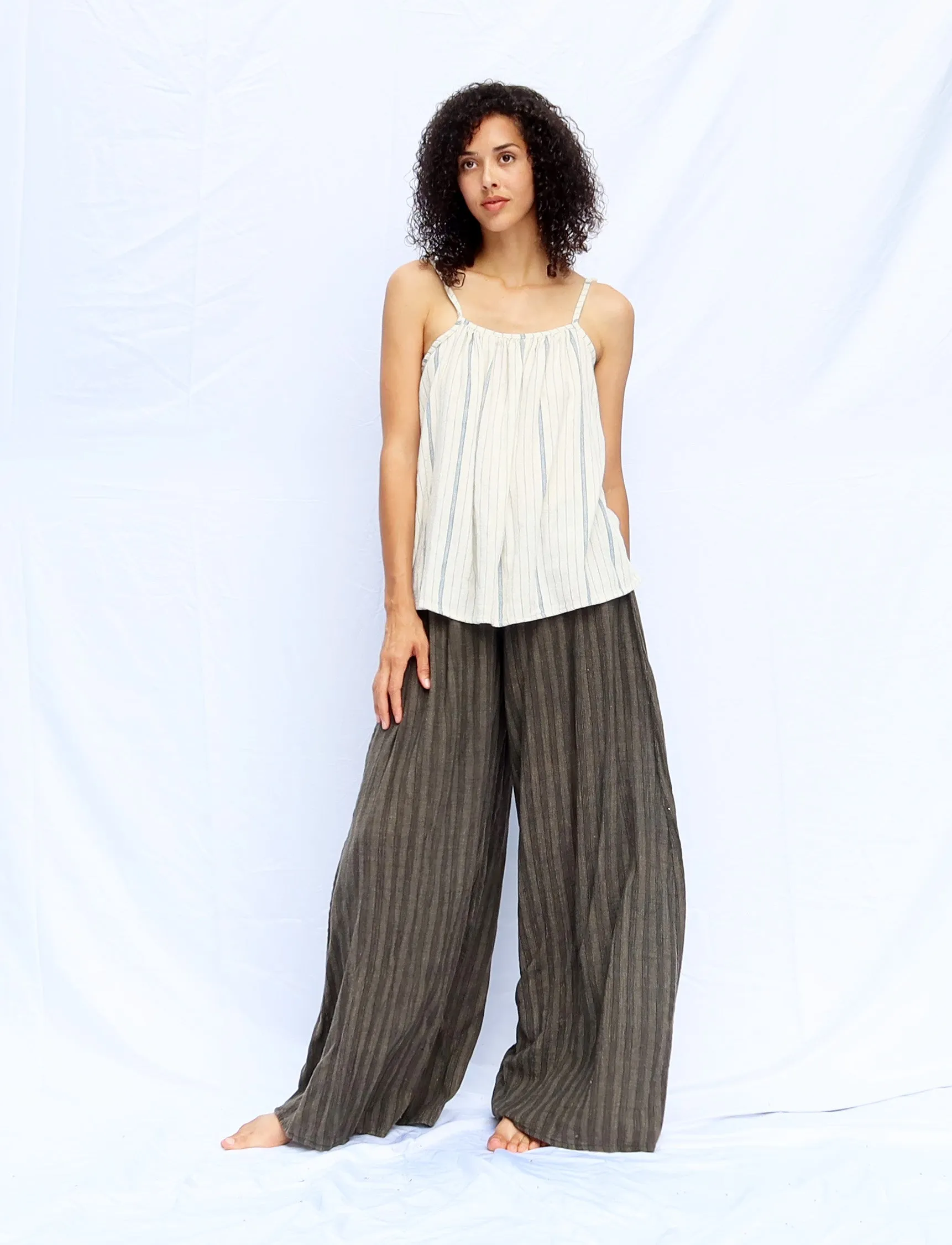 Handwoven - Everyday Low Rise Palazzo Pant