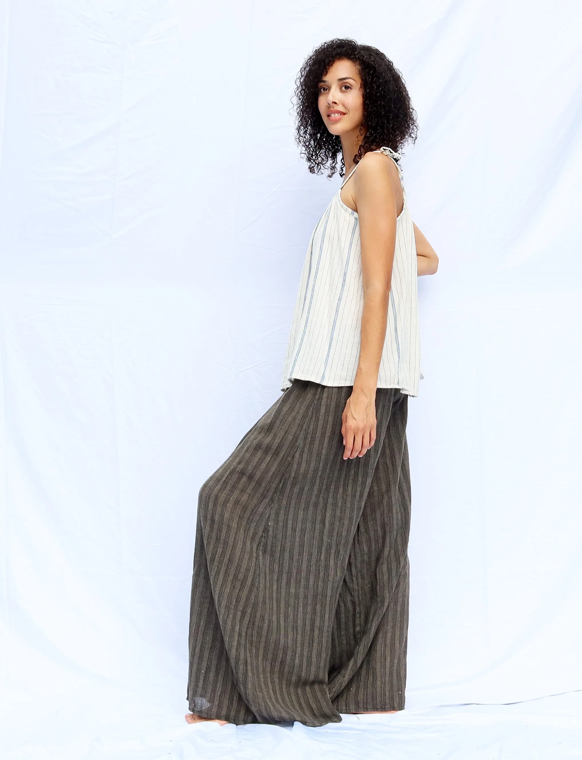 Handwoven - Everyday Low Rise Palazzo Pant