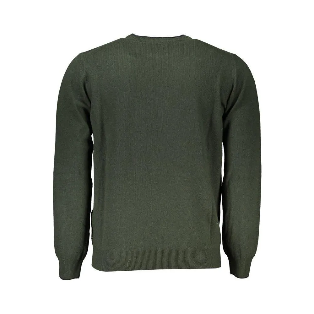 Harmont & Blaine Chic Green Crew Neck Designer Sweater