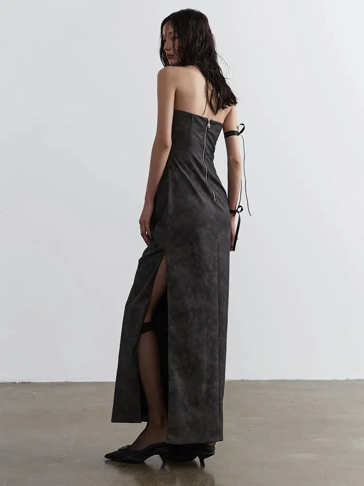 Harnetta Asymmetrical Tube Top Dress