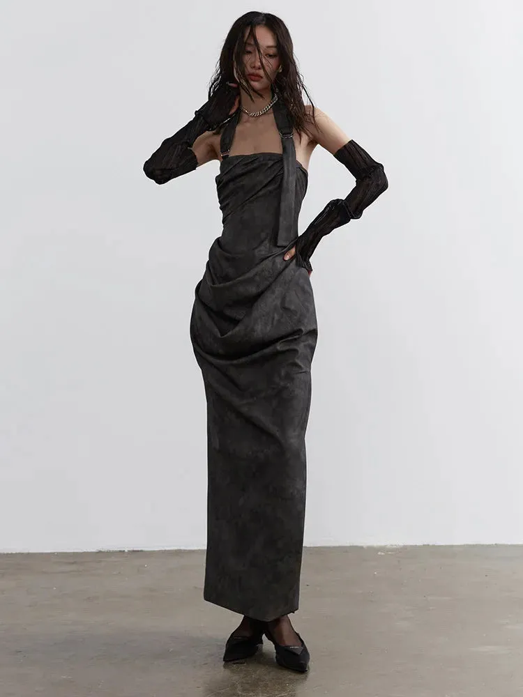 Harnetta Asymmetrical Tube Top Dress