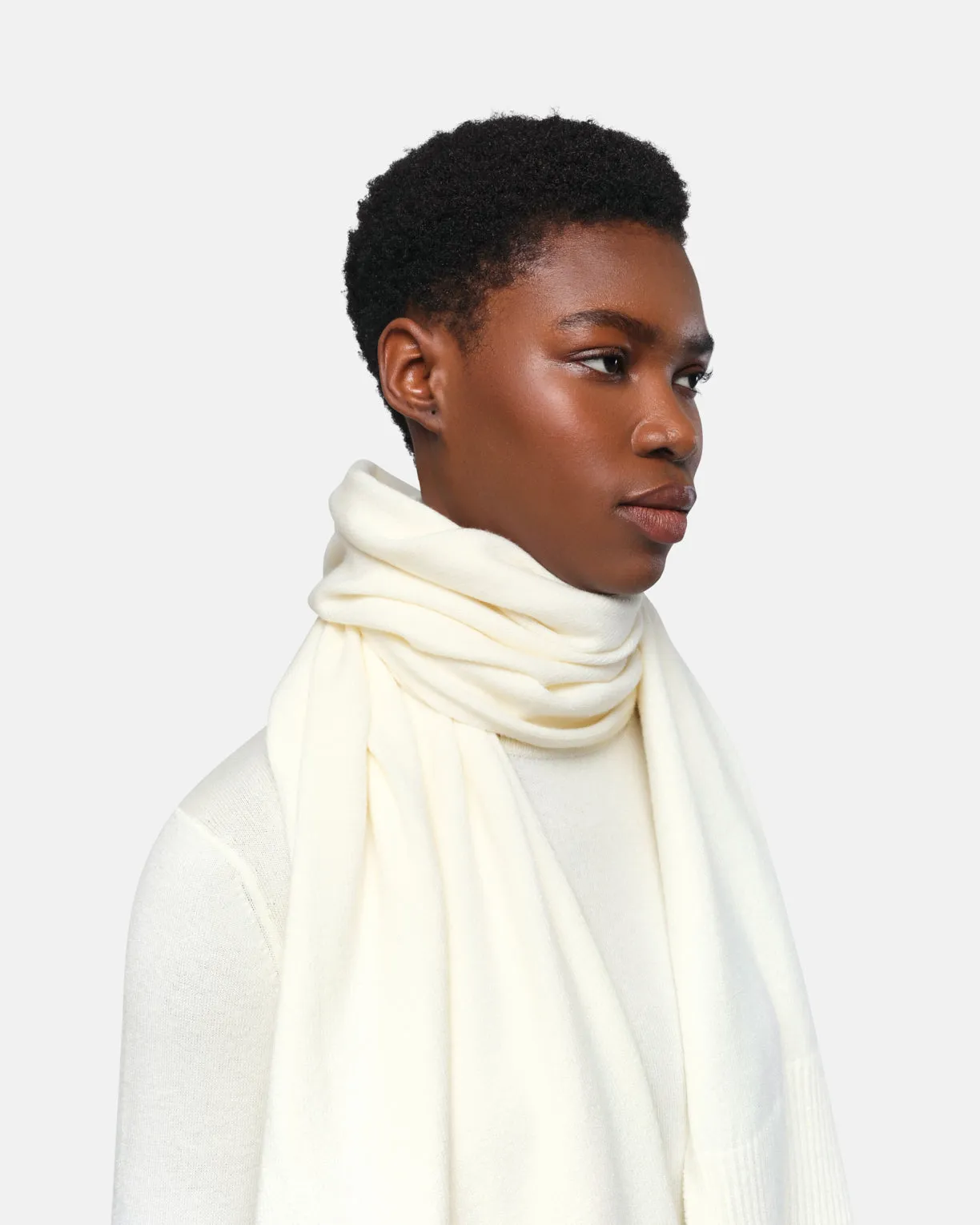 Harris Cream Scarf